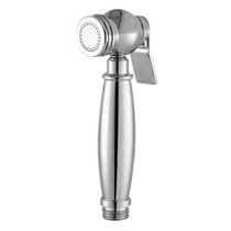 Butterfly pottery bathroom retro style handheld spray gun full copper chrome-plated gold-plated classical body care faucet full set