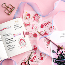 Early foam DIY dream-seeking starry sky series and paper stickers exquisite bronzing special-shaped process adhesive easy to tear hand account stickers