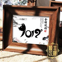 Fetal hair painting Zodiac dog Baby Baby newborn hundred days embroidery fetal hair diy commemorative gift customization