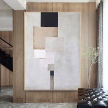 New Products Xuanguan Corridor-Like Board Room Hung Painting Hand-painted Oil Painting Thousands of Gentrified Nordic Minimalist Light Extravagant and Decorative Paintings