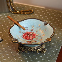 American vintatro ashtrays Home Home Decorative Products Creative Resin Eurostyle Key Containing Living Room Tea Table Hem