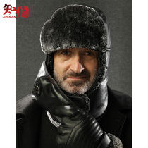 Middle-aged and elderly Lei Feng hat male outdoor warm cold wind northeast thickening plus velvet old mans hat children Winter Cycling