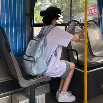 Denim shorts women slim a word 2021 summer students retro high waist wide leg pants loose five-point pants ins tide