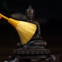 Buddhist Supplies Buddha Dust Dust Sweep The Buddha Statue cleaning the brush Dust Brush Dusk Sandalwood Buddha Dust