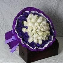 11 White Rose Tieling City Yinzhou Qinghe District Xifeng Changtu County Tongcheng entity Fresh flower shop Express delivery to the door