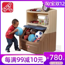 US imported step2 childrens toy sorting storage cabinet bookcase large telescopic storage box display shelf bookshelf