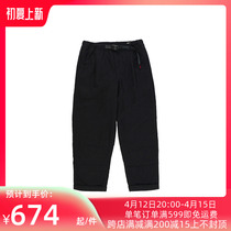 GRAMICCI WOOLBLEND TUCK PANTS Little Wildman wool loose tapered casual 90% pants