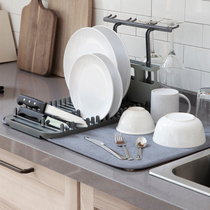 Umbra asphalt rack kitchen shelf without punching frame stainless steel receiver asphalt bowl dish