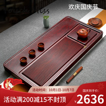 TOUCH MISS household tea tray dry and wet separation large small Chinese retro style drainage tea table