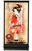 Japans Pai-Pai Handicraft ornaments colored ball Japanese style and wind Three-dimensional Lady picture birthday gift