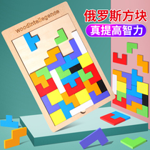Russian Block Building Blocks Childrens Puzzle 3 Young Children 4 Animals Brain Puzzle Force 5 Men Girls 6 Years Old 7 Smart Board Toys