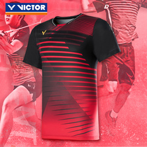 VICTOR victory badminton suit short-sleeved mens and womens Malaysia competition suit shorts 00001