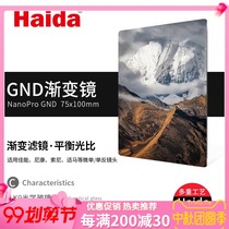 Haida sea M7 square mirror micro single lens holder 75mm gradient mirror GND soft and hard reverse gradient mirror Reducer