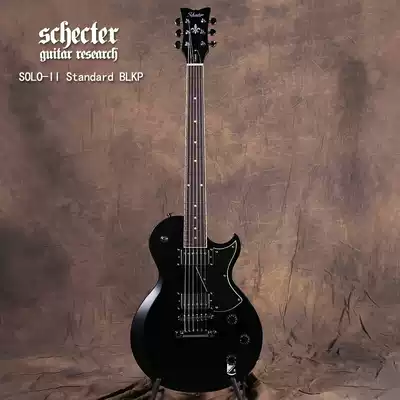 Korean Schecter SOLO-II Standard Scott Electric Guitar Black LP