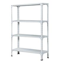 New supermarket storage four-story multi-layer shelf warehouse iron shelf household storage rack angle iron angle steel display rack set