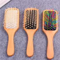 Lotus air bag massage comb wooden air cushion anti-static hairdressing comb scalp massage comb Big Board comb