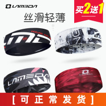 Lampada sports headband womens non-slip sweat absorption hair band mens running fitness yoga guide sweat head wear hair hoop