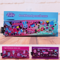 Australian smiggle Stationery Mini Reading Rubber Elastic Rope Pen Bag Carry Carry Till Bag