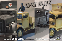 Eight foot carrier plant GT018-018 -MVobt 1 6 metal wooden Opel lightning truck spot