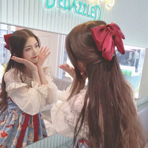 Lolita hair accessories big bow hair clip soft sister spring clip Sen female horizontal clip hair rope hair card JK top clip headdress female
