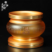 Taiwan glass pure copper for The Buddha incense burner home room temple is dedicated to the standing incense burner incense stick incense home antique sandalwood incense burner
