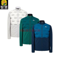 South Korean J LINDEBER golf suit mens 21 autumn windproof embossing splicing down warm jacket