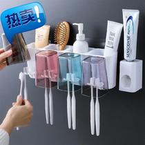 Gargle ◆ customized ◆ mouth cup toothbrush holder one tooth cup rack shelf wall hanging Nordic style three mouth cute resistance