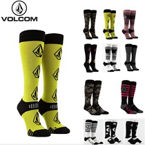 Diamond volcom breathable warm ski socks sweat-absorbing sports socks men and women ski socks high-tube pure cotton socks