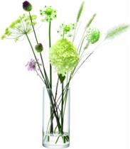 LSA International International Column vase H28 X 13 cm transparent decoration