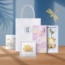 Exquisite metal hollow brass leaf vein lettering bookmark gift box Classical Chinese style bookmark custom-made custom students with exquisite creative cultural and creative small gifts souvenirs practical gifts for teachers