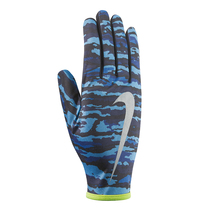 Nike printed gloves Running long finger mens and womens fashion windproof cycling sports NIKE fitness warm full finger gloves