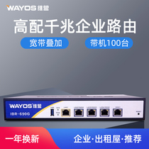 WAYOS IBR-690G Full Gigabit multi-WAN port Enterprise-class 4 wired router Internet cafe with machine 100