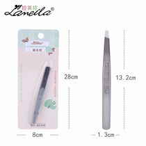 Lameira high fashion eyebrow clip stainless steel eyebrow pliers eyebrow tweezers oblique mouth two A0169