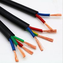 Core 6 soft 2 5 cable core power cord wire 4RVV2 national standard 11 53 square sheathed copper core