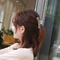 Metal French large shark clip Korean Net red ins grab clip personality back of the head temperament hairclip top clip