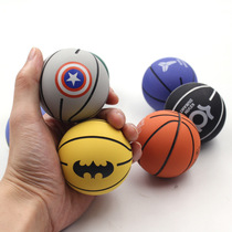 Mini-elastic ball children small basketball students kindergarten baby clapping rubber leather ball bounce and decompression toy