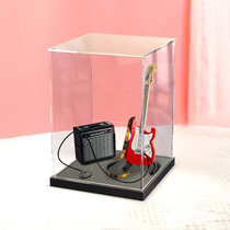 Acrylic display case apply Lego 21329 Findar guitar transparent glass cover dust cover model containing box