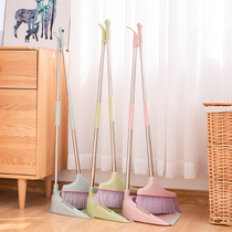 Dustpan Home Sweep The Suit With Scraping Teeth Broom Combined Dorm Plastic Cleaning Tool Floor Sweeping Soft Hair