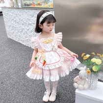 Lolita girls dress 2023 new foreign style baby girl spring and summer princess dress childrens dress dress