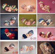 New children Photographic clothing Hand Woven Full Moon Baby Writing Real Movie photo clothes wool line suit