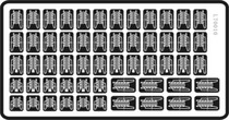 Full military assembly model making tool etching sheet PE 70010 1:700 ship escalator