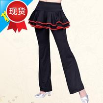 Square dance clothing new culottes milk silk t# Latin Dance Pants Dance Pants Dance Pants children spring and summer dance pants