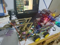 Based on stm32WiFi video smart car function customization