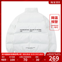 FPA image armband PU lint cotton clothing Guochao brand couple winter clothing thickened bread clothing cotton jacket cotton jacket mens jacket