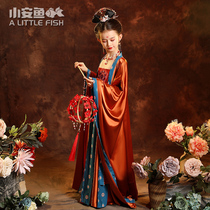 Han clothing girl noble temperament Tangwear original Chinese style fashion national style fantastic dress two pieces of autumn dress