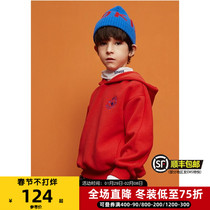 MQD children's clothing 2021 autumn and winter new boys and girls hooded Korean version plus velvet padded warm vests Chinese children Korean version