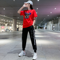 2021 Summer Jazz Dance Clothing New Fashion Leisure Sports Hip-hop Street Dance Modern Dance Set Performance Tide