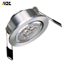 led spotlight small 3W embedded small ceiling spotlight downlight downlight background wall hole light clothing store BULLS eye lamp Downlight