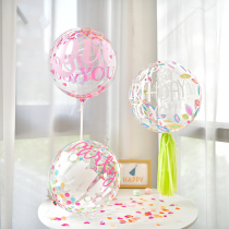 In Red Red Mark Color Bopoball Ballon Childrens Birthday Party Deco