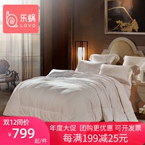 Le snail home textile lovo bedding silk quilt quilt quilt core warm jacquard silk quilt winter quilt